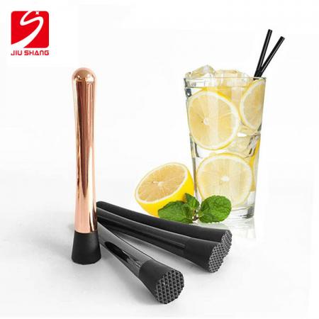 stainless steel bar muddler bar stirrer in different OEM colors 