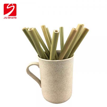 biodegradable bamboo drinking straw with logo engrave and printing 