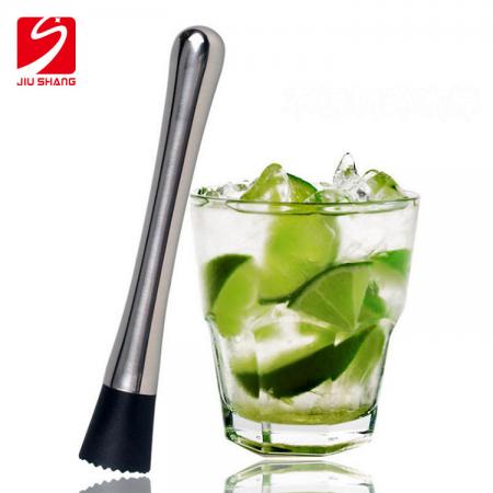 direct Manufacturer stainless steel bartender cocktail muddler drink muddler bar muddler with oem logo 