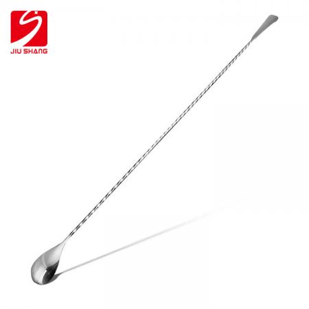 China manufacturer metal long-handled  mixing spoon cocktail spoon 