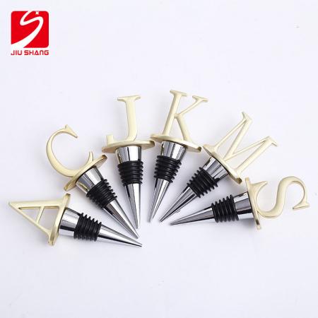 The best zinc alloy metal wine bottle stoppers wine savers wine preservers for wedding decoration 