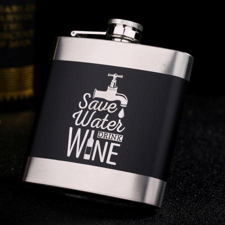 Stainless Steel Metal Outdoor Portable Mini Hip Flask 