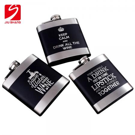 Stainless Steel Metal Outdoor Portable Mini Hip Flask 