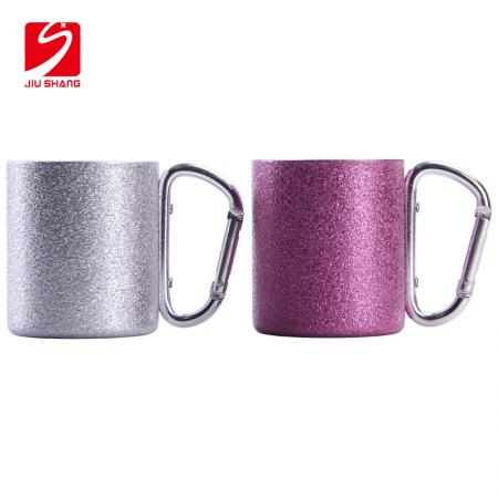 Wholesale Double Wall Stainless Steel Cup With Climbing Hook Handle 