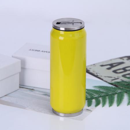 Leak Proof Stainless Steel Vacuum Insulated Bottle With  Straw 