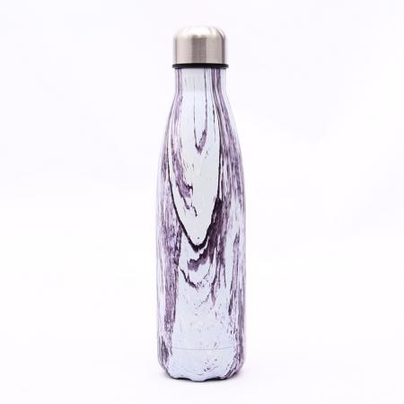 UV cotaing wood-plated thermos cup vacuum bottle cake bottle 