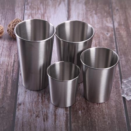 2019 new design eco-friendly stainless steel  glass cup personal use 