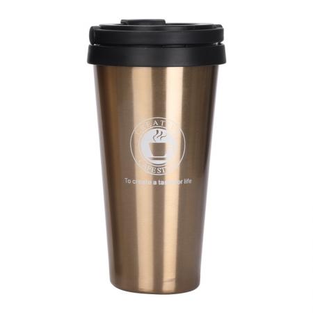 304 stainless steel customizable creative logo mobile coffee cup 