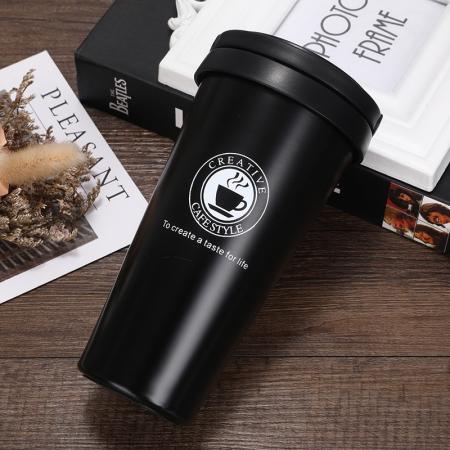 304 stainless steel customizable creative logo mobile coffee cup 