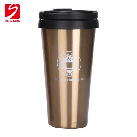 304 stainless steel customizable creative logo mobile coffee cup 