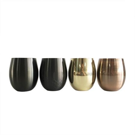 304 stainless steel meat European creative no base whiskey eggshell cup 