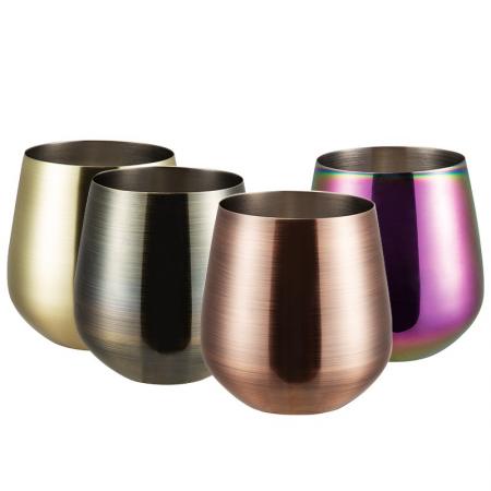 304 stainless steel meat European creative no base whiskey eggshell cup 