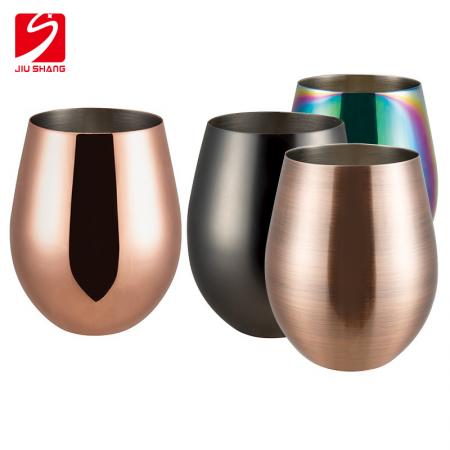 304 stainless steel meat European creative no base whiskey eggshell cup 