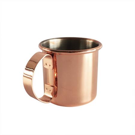 Stainless steel plated spirits triangle cup 