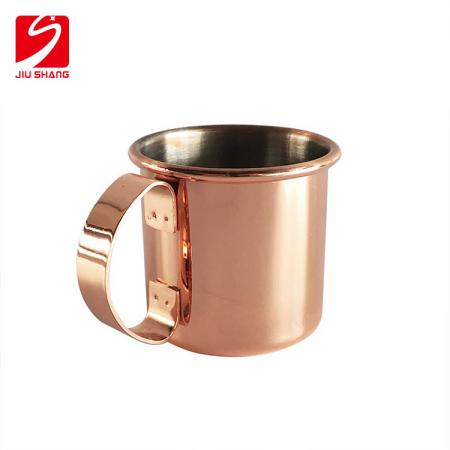 Stainless steel plated spirits triangle cup 