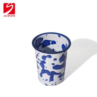 enamelled cup