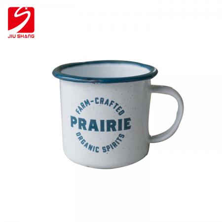 Powder Coat Classical Enamel Coffee Cup And Drinking Cup at Stock 