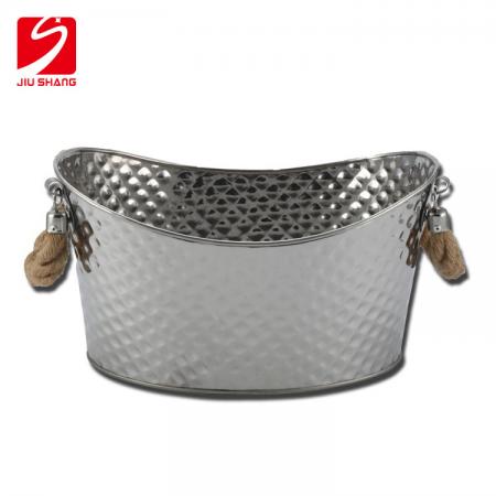 Handsheet layer stainless steel ingot ice bucket 