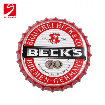 Beer brand wholesale metal sign bar wall decoration 