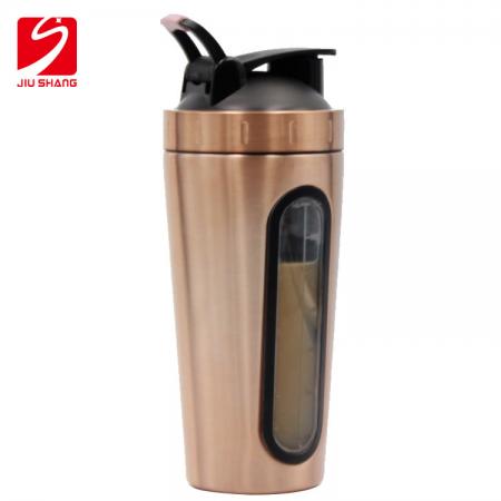 304 stainless steel protein powder mixing cup fitness sports bottle 