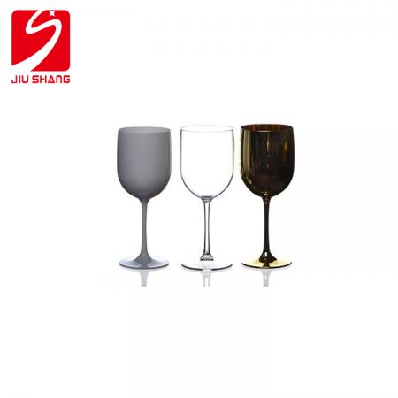 AS Acrylic PS plastic goblet champagne glass 