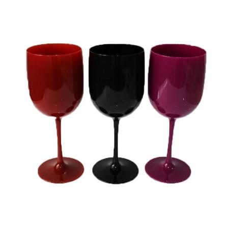 AS Acrylic PS plastic goblet champagne glass 