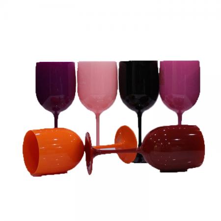 AS Acrylic PS plastic goblet champagne glass 