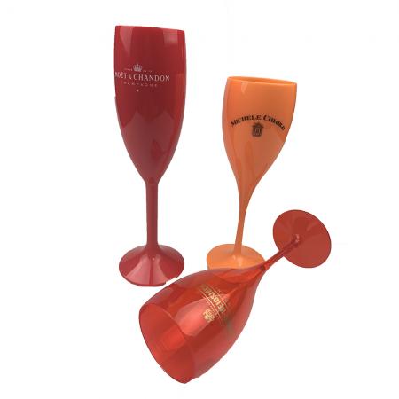 Customized Stemmed Plastic Picnic Party Supply Wine Goblet 