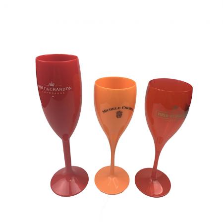 Customized Stemmed Plastic Picnic Party Supply Wine Goblet 