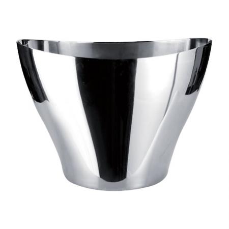 Stainless steel small waist double ring portable champagne bucket 