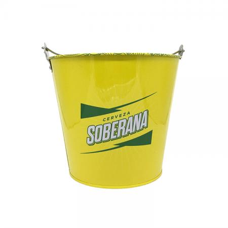 Galvanized iron ice bucket tinplate metal barrel bar beer barrel multi-size can be customized 