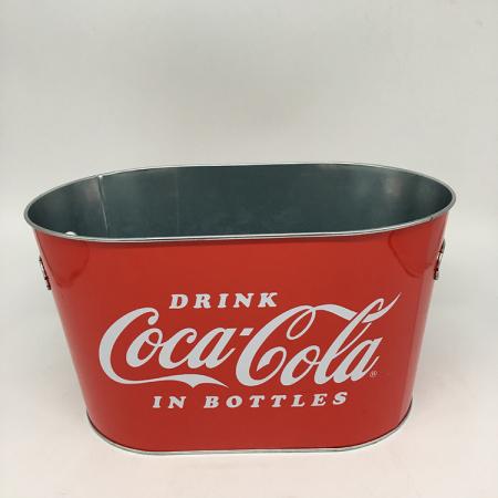 Metal galvanized iron ice bucket, hotel bar, beer barrel, fresh barrel, beer barrel, can be customized, factory direct 