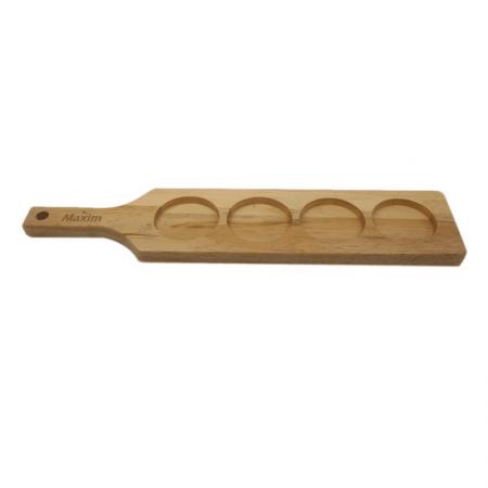 OEM Wooden Bar Cup Holder Creative Wooden Bar Tray 