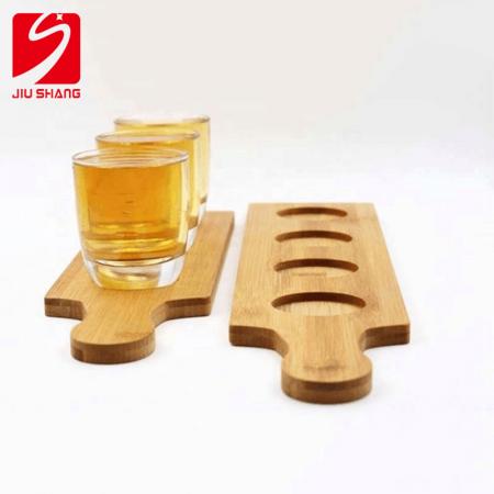 OEM Wooden Bar Cup Holder Creative Wooden Bar Tray 