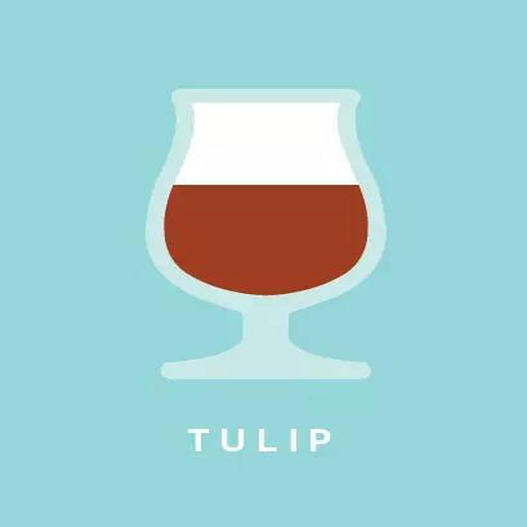 The seventh beer glass:Open Tulip Cup