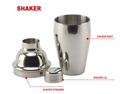 What is the difference between a Japanese cocktail shaker and a European cocktail shaker?